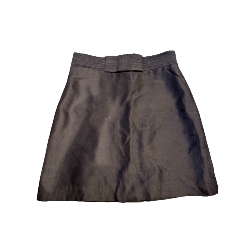 Kate Spade Mini Pencil Skirt Bow Black Size 8